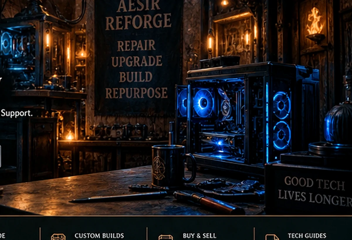 Computer repair workbench