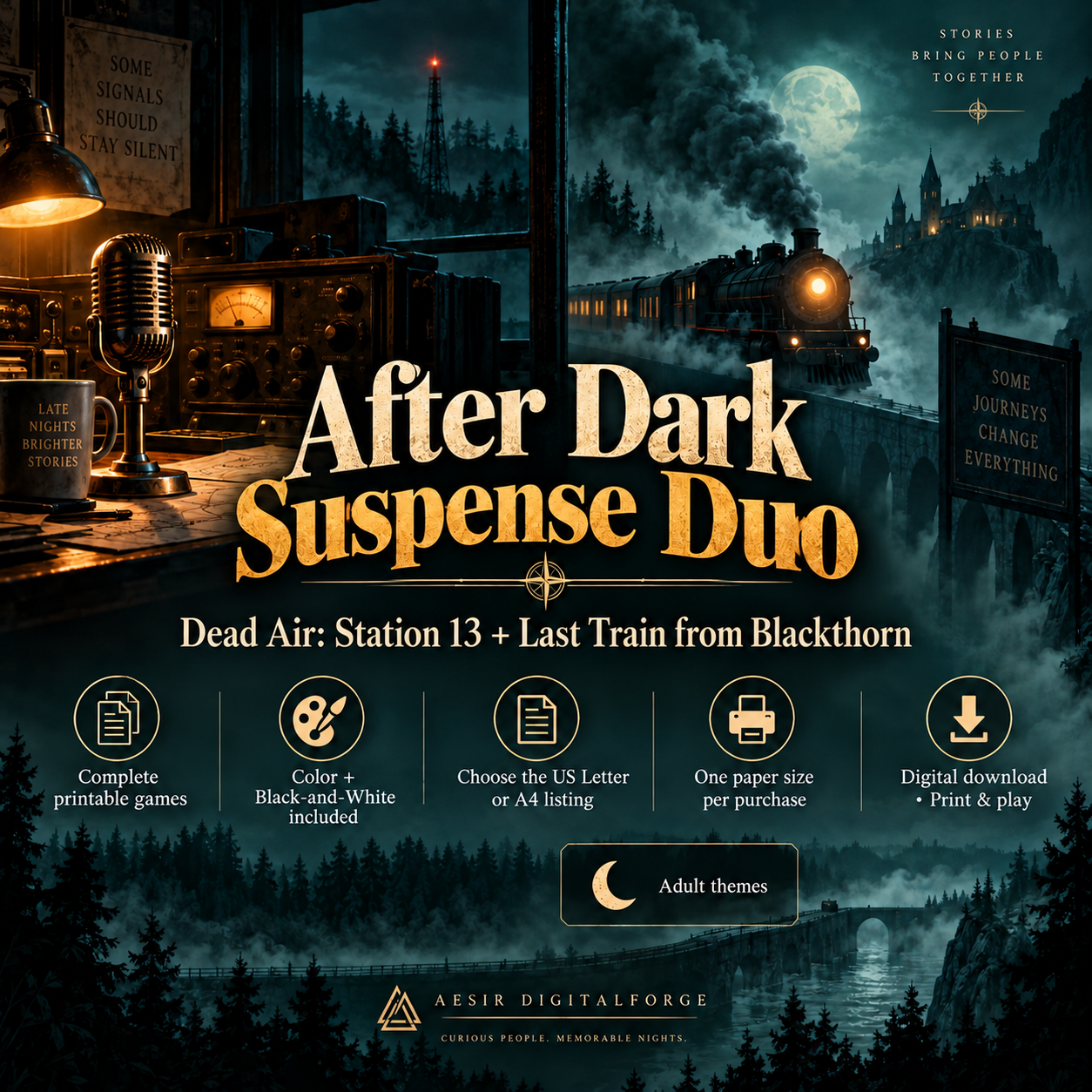 After Dark Halloween Mystery Duo product preview