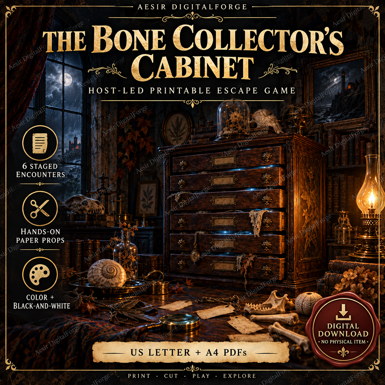 The Bone Collector's Cabinet product preview