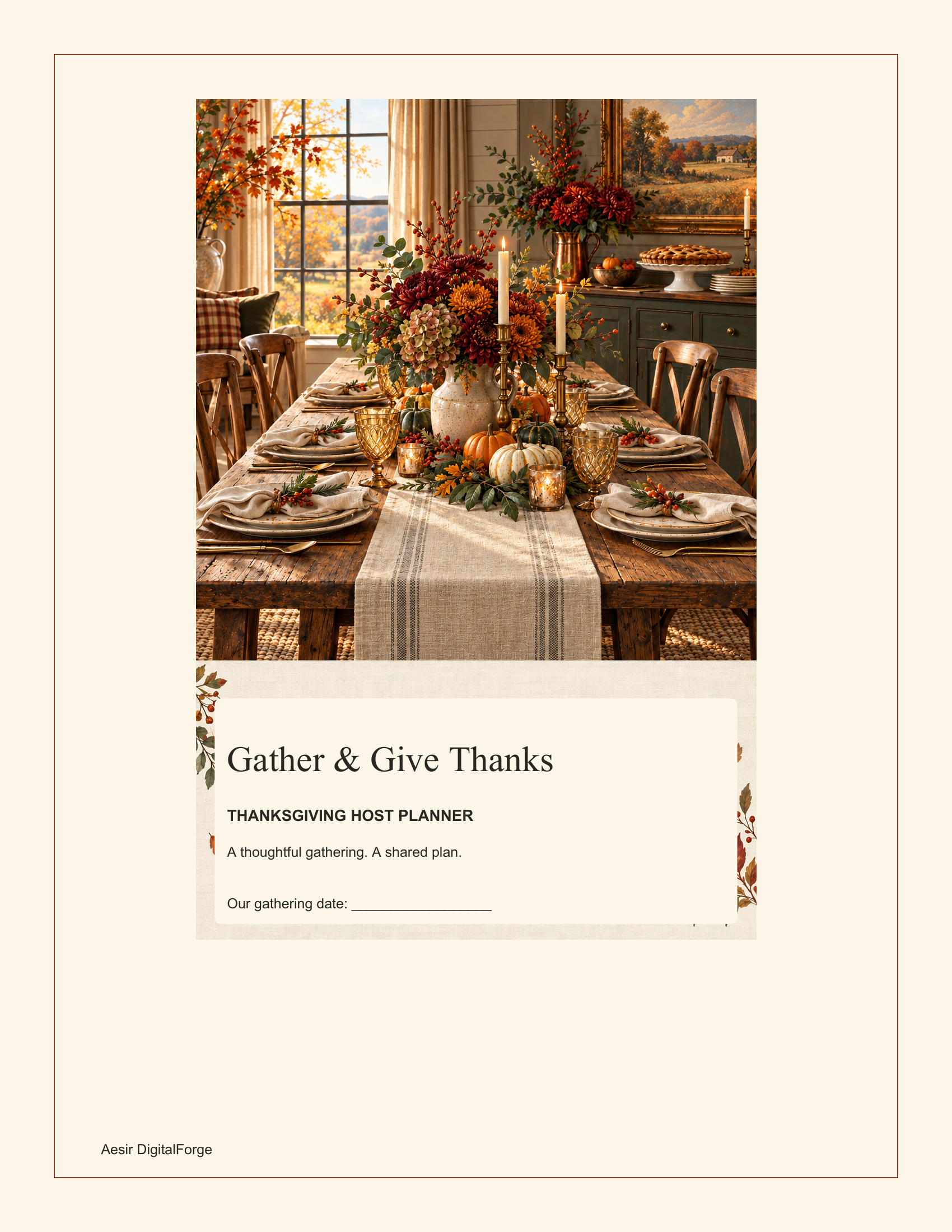 Thanksgiving Host & Helper Kit product preview