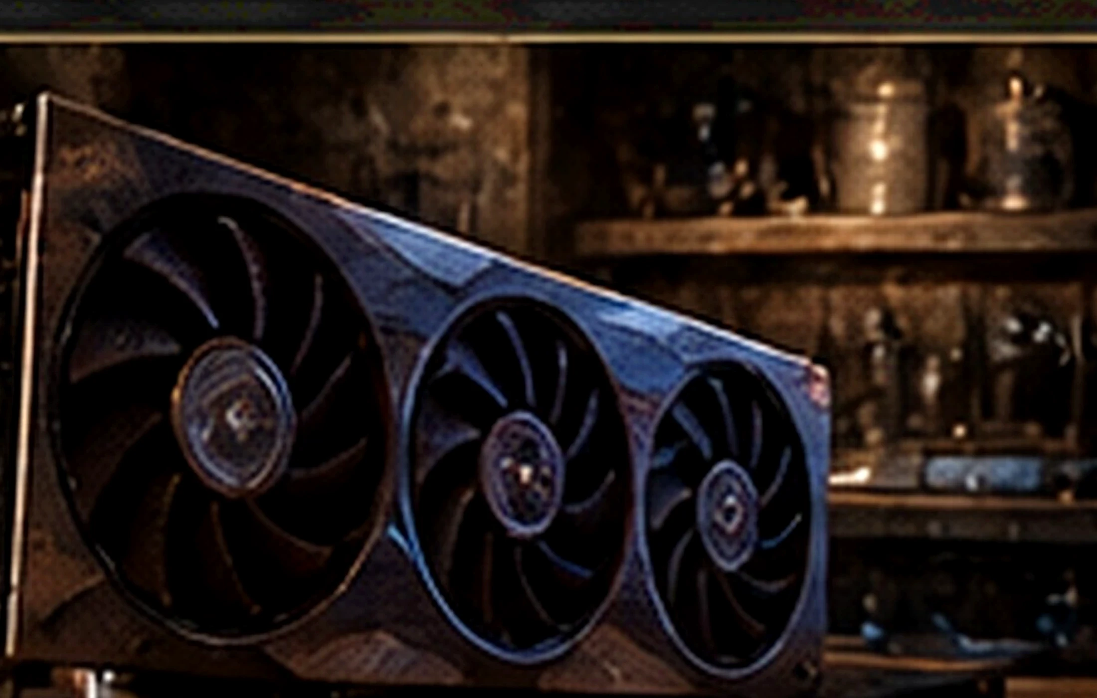 Computer components in the market row